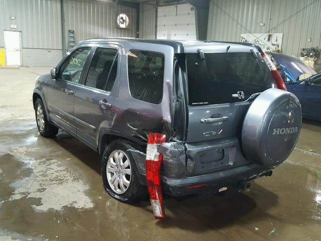 JHLRD78916C034689 - 2006 HONDA CR-V SE GRAY photo 3