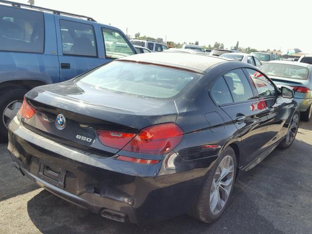 WBA6B2C56ED128957 - 2014 BMW 650 BLACK photo 4