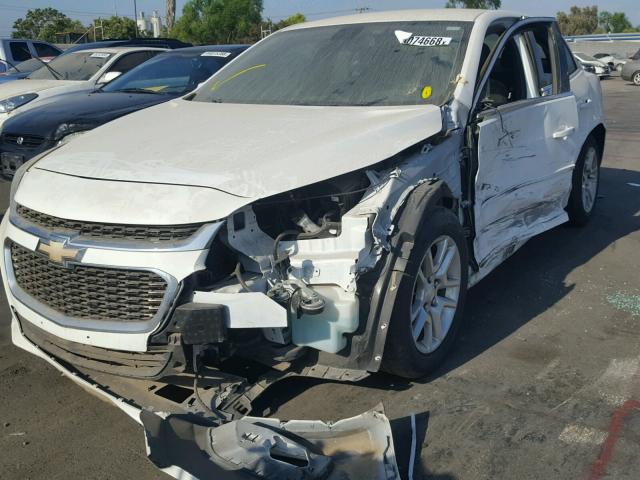 1G11C5SL2EF213836 - 2014 CHEVROLET MALIBU 1LT თეთრი ფოტო 2