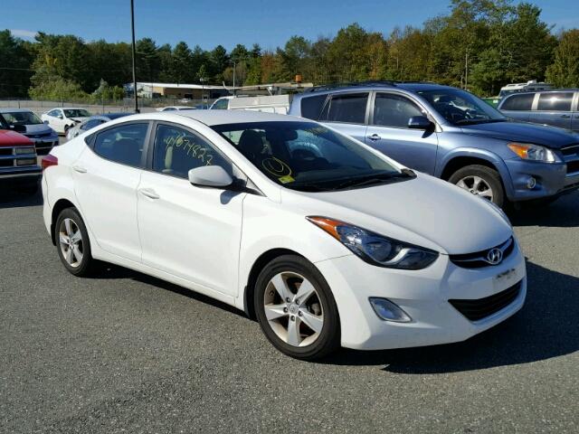 5NPDH4AE5DH179544 - 2013 HYUNDAI ELANTRA GL WHITE photo 1