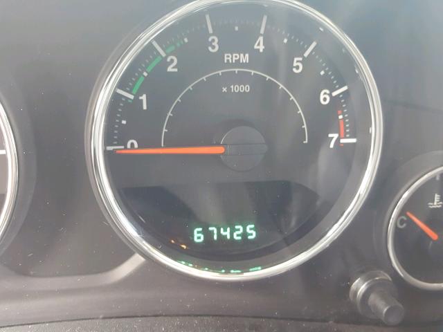 1C4AJWBG7CL107032 - 2012 JEEP WRANGLER S შავი ფოტო 8