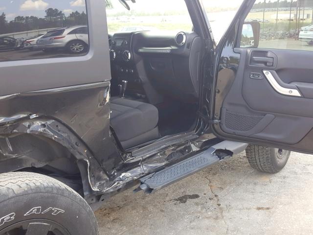 1C4AJWBG7CL107032 - 2012 JEEP WRANGLER S შავი ფოტო 9