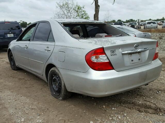 4T1BE32K73U189748 - 2003 TOYOTA CAMRY LE GRAY photo 3