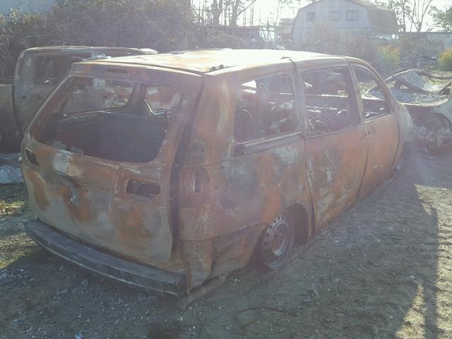 5TDZA23C35S271709 - 2005 TOYOTA SIENNA CE BURN photo 4