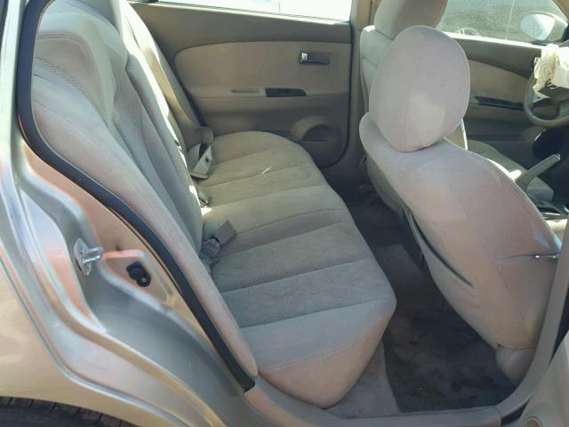 1N4BL11D55N481385 - 2005 NISSAN ALTIMA SE GOLD photo 6