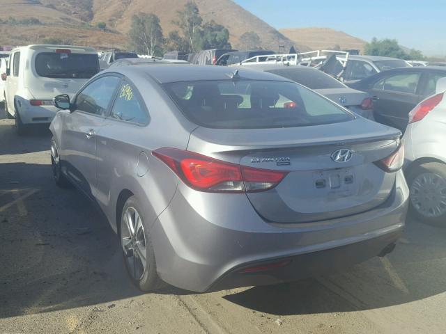 KMHDH6AH7EU025796 - 2014 HYUNDAI ELANTRA CO CHARCOAL photo 3