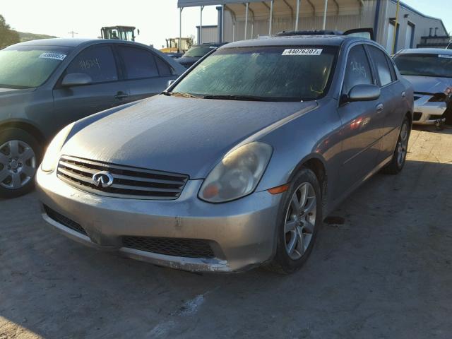 JNKCV51E25M203671 - 2005 INFINITI G35 GRAY photo 2