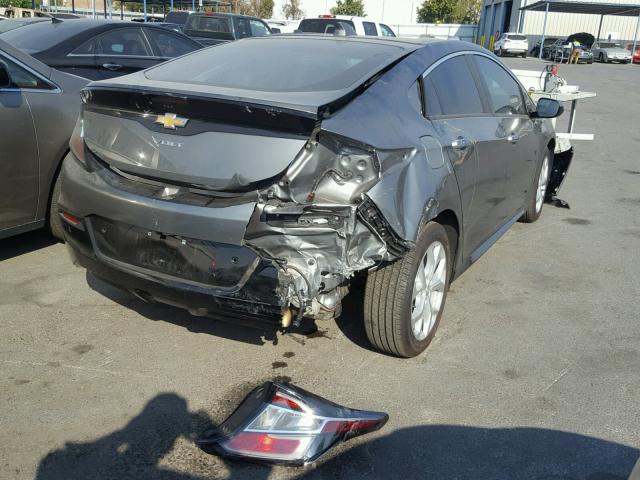 1G1RD6S59HU212416 - 2017 CHEVROLET VOLT PREMI GRAY photo 4