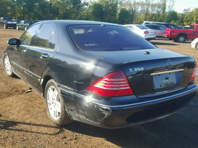 WDBNF67J76A478861 - 2006 MERCEDES-BENZ S BLACK photo 3