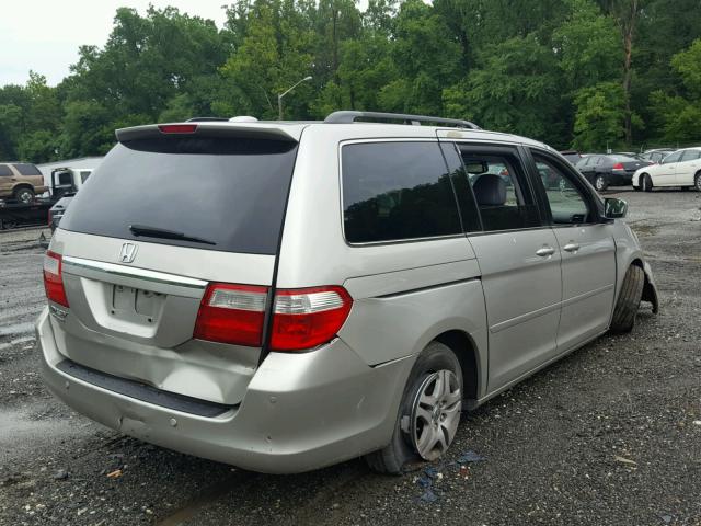 5FNRL38887B001306 - 2007 HONDA ODYSSEY TO SILVER photo 4