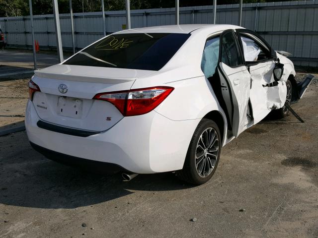 2T1BURHE5GC563949 - 2016 TOYOTA COROLLA L WHITE photo 4