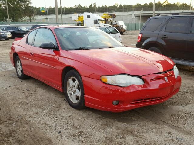 2G1WX12K149364068 - 2004 CHEVROLET MONTE CARL RED photo 1