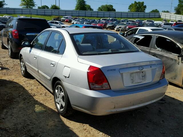 KMHDN46D64U749982 - 2004 HYUNDAI ELANTRA SILVER photo 3