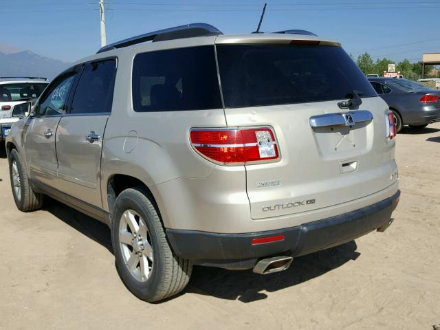5GZEV23737J164115 - 2007 SATURN OUTLOOK XR ბეჟი ფოტო 3