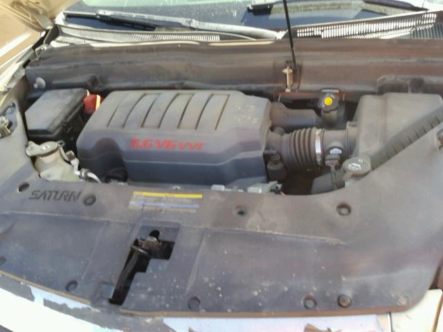 5GZEV23737J164115 - 2007 SATURN OUTLOOK XR ბეჟი ფოტო 7