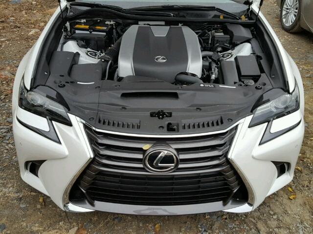 JTHBZ1BL9HA010946 - 2017 LEXUS GS 350 WHITE photo 7