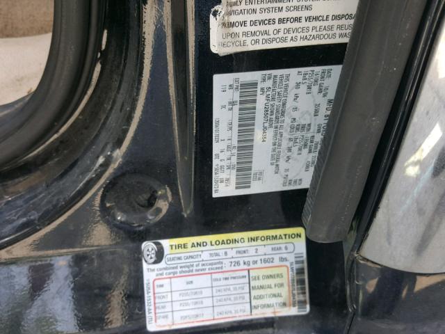 5LMFU28507LJ04354 - 2007 LINCOLN NAVIGATOR Schwarz Foto 10