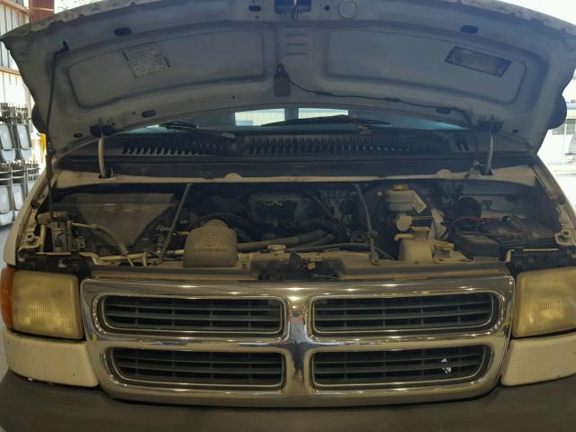 2B4HB15Y4XK556318 - 1999 DODGE RAM WAGON WHITE photo 7