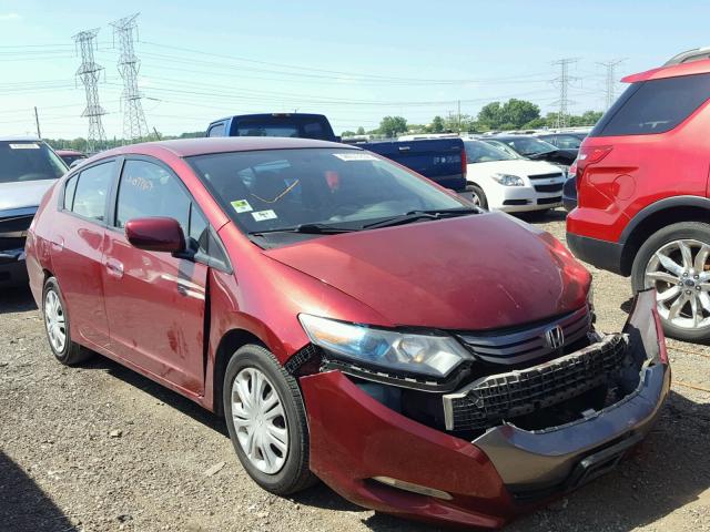 JHMZE2H50AS019902 - 2010 HONDA INSIGHT LX RED photo 1