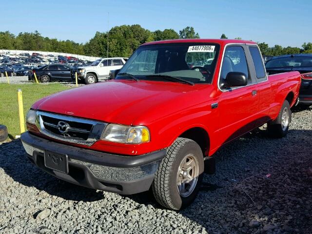 4F4YR16U21TM00187 - 2001 MAZDA B3000 CAB RED photo 2