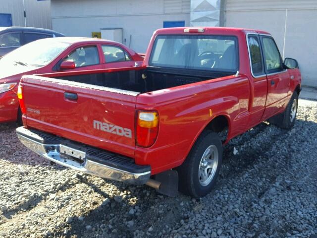 4F4YR16U21TM00187 - 2001 MAZDA B3000 CAB RED photo 4