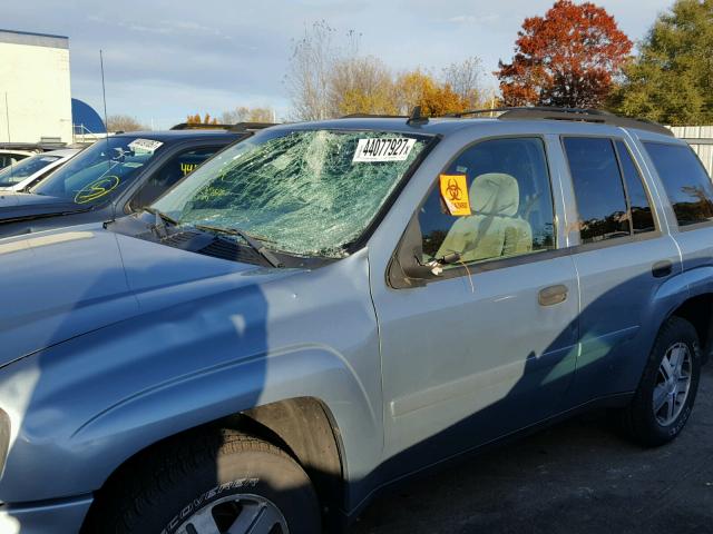 1GNDT13S662362186 - 2006 CHEVROLET TRAILBLAZE GRAY photo 9