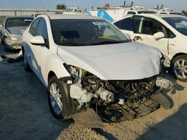 JM1BL1VF9C1515273 - 2012 MAZDA 3 WHITE photo 1