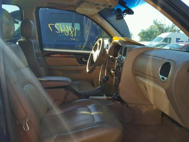 1GKDT13S932295477 - 2003 GMC ENVOY BLUE photo 5