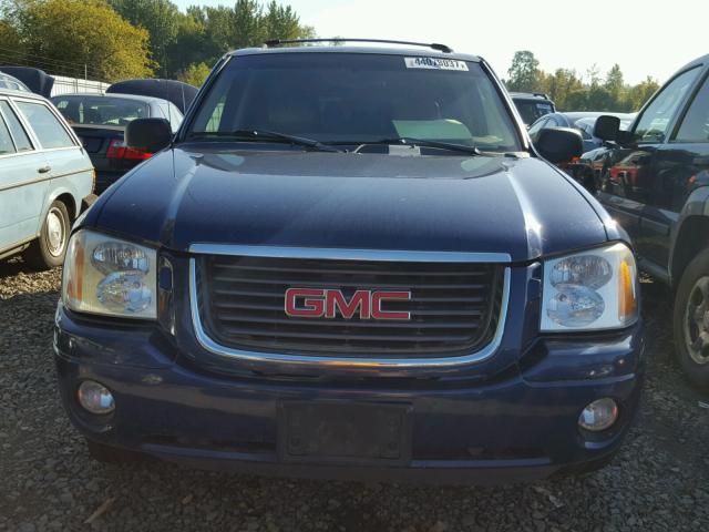 1GKDT13S932295477 - 2003 GMC ENVOY BLUE photo 9