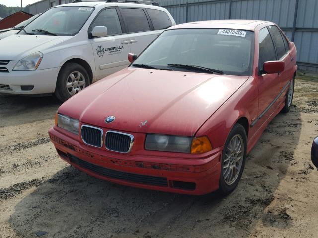 WBACD4321VAV46875 - 1997 BMW 328 I AUTO RED photo 2