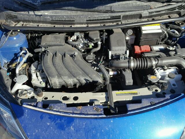 3N1CE2CP8HL368768 - 2017 NISSAN VERSA NOTE BLUE photo 7