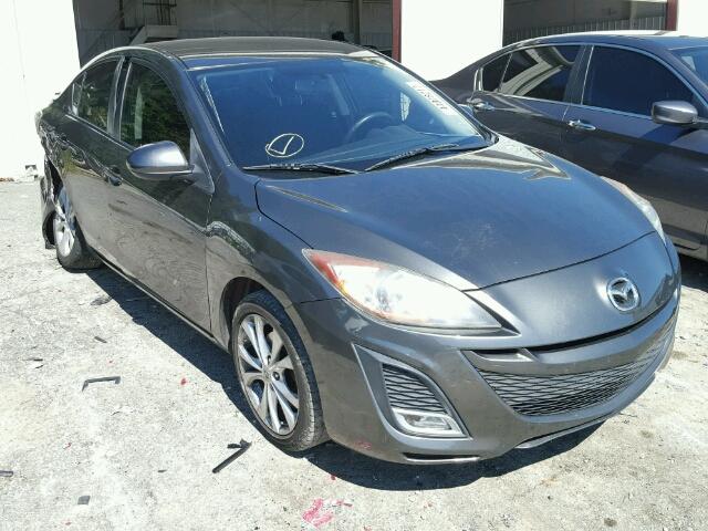 JM1BL1S65A1327657 - 2010 MAZDA 3 S GRAY photo 1