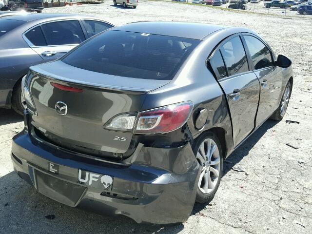 JM1BL1S65A1327657 - 2010 MAZDA 3 S GRAY photo 4