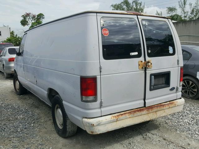 1FTRE142XWHC13638 - 1998 FORD ECONOLINE GRAY photo 3