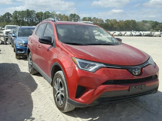 JTMZFREV2HJ100900 - 2017 TOYOTA RAV4 LE RED photo 1