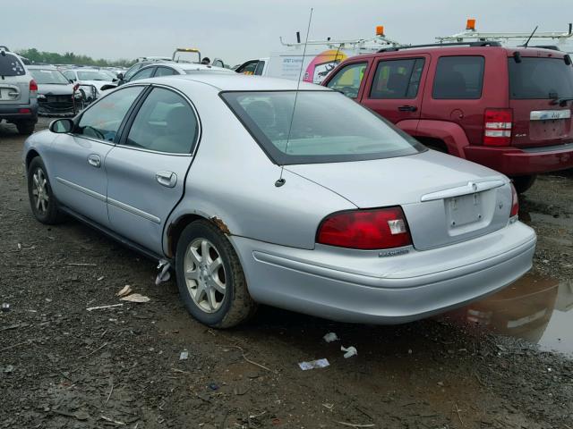 1MEFM50U92G644166 - 2002 MERCURY SABLE SILVER photo 3