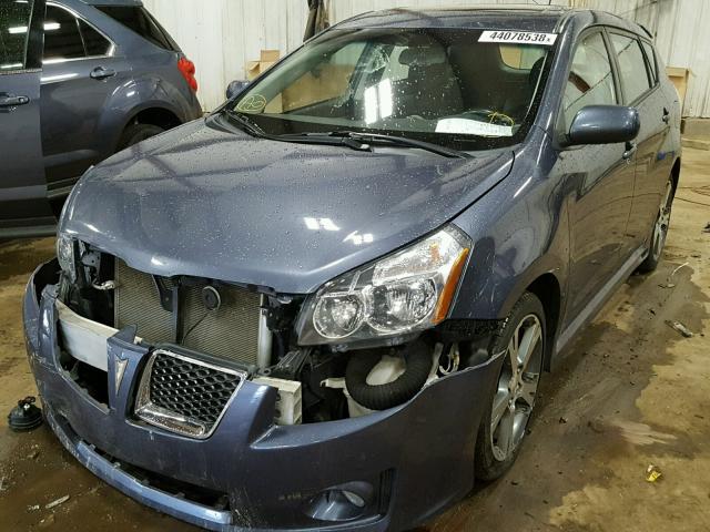 5Y2SR67049Z431523 - 2009 PONTIAC VIBE GT PURPLE photo 2