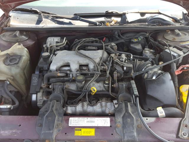 2G1WW12M3V9319462 - 1997 CHEVROLET MONTE CARL 栗色 照片 7