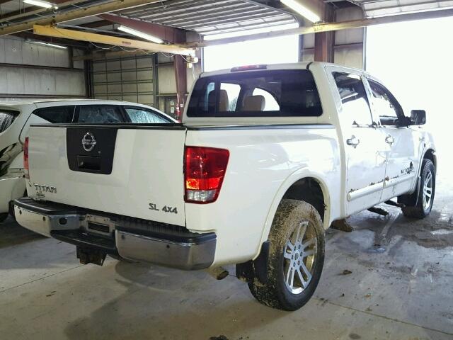 1N6AA0EC5CN321637 - 2012 NISSAN TITAN S WHITE photo 4