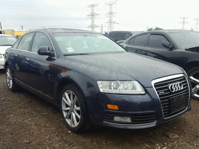 WAUWG74F29N057326 - 2009 AUDI A6 QUATTRO BLUE photo 1