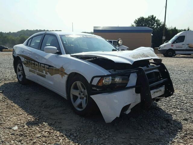 2C3CDXAT7EH367777 - 2014 DODGE CHARGER PO WHITE photo 1