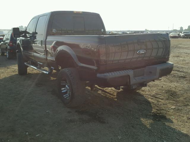 1FTSW21R58EB96466 - 2008 FORD F250 SUPER BLACK photo 3