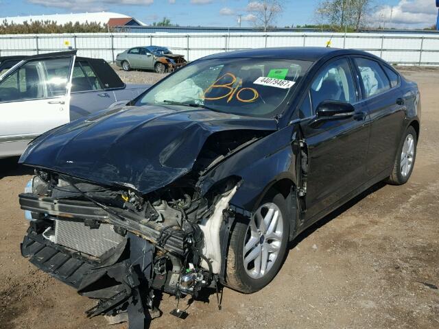 1FA6P0H79G5112015 - 2016 FORD FUSION SE BLACK photo 2