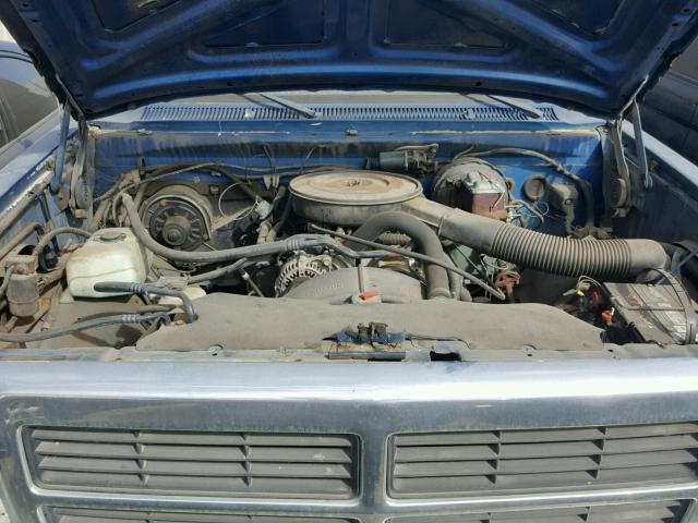 1B7KE26Z1PS222668 - 1993 DODGE D-SERIES D BLUE photo 7