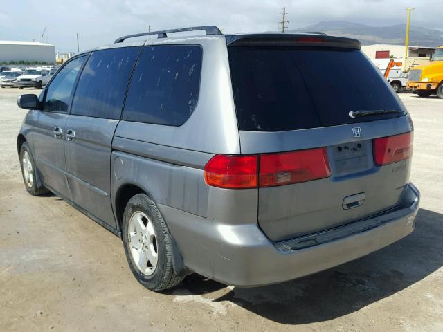 2HKRL18601H536397 - 2001 HONDA ODYSSEY EX SILVER photo 3