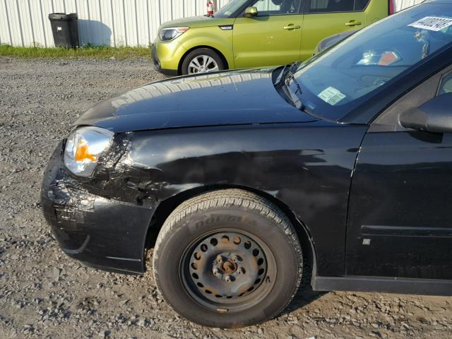 1G1ZS51F26F262411 - 2006 CHEVROLET MALIBU LS BLACK photo 9