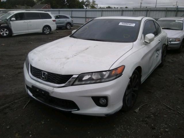 1HGCT2B83EA001598 - 2014 HONDA ACCORD EXL WHITE photo 2