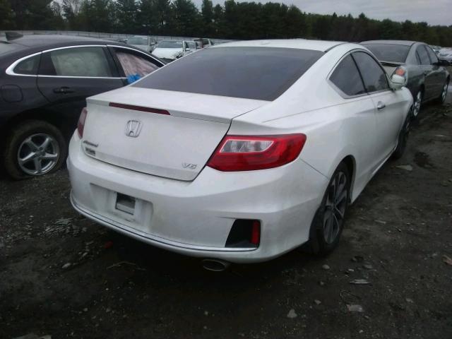 1HGCT2B83EA001598 - 2014 HONDA ACCORD EXL WHITE photo 4