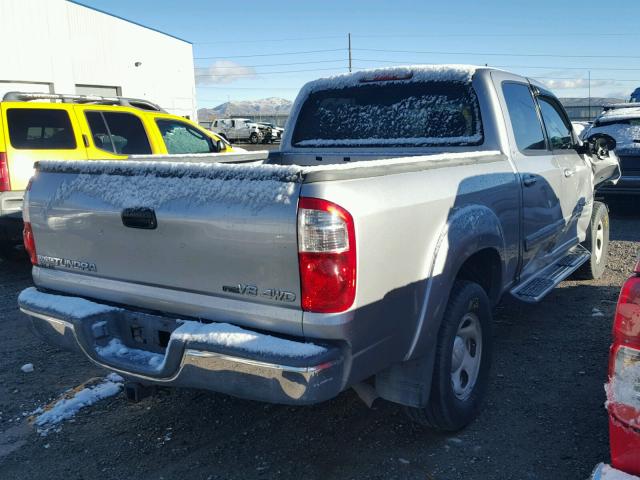 5TBDT44166S516476 - 2006 TOYOTA TUNDRA DOU SILVER photo 4