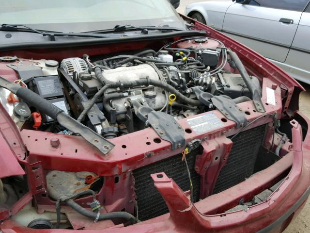 2G1WF52EX59189373 - 2005 CHEVROLET IMPALA BURGUNDY photo 9